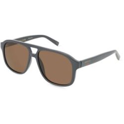 Kering Eyewear Spa Gucci GG1856S Herren-Sonnenbrille Vollrand Pilot Kunststoff-Gestell, Grau