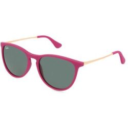 Luxottica Fashion Brillen Vertriebs GmbH Ray-Ban Junior RJ9060S Kinder-Sonnenbrille Vollrand Panto Kunststoff-Gestell, Lila