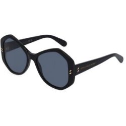 Thélios Stella McCartney SC40056I Unisex-Sonnenbrille Vollrand Butterfly Acetat-Gestell, Schwarz