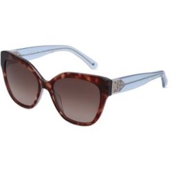 Safilo GmbH Kate Spade SAVANNA/G/S Damen-Sonnenbrille Vollrand Oval Acetat-Gestell, Havanna