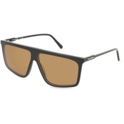 Marchon Germany GmbH Karl Lagerfeld KL6210S Herren-Sonnenbrille Vollrand Pilot Acetat-Gestell, Schwarz