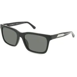 Luxottica Fashion Brillen Vertriebs GmbH Emporio Armani 0EA4262U Herren-Sonnenbrille Vollrand Quadratisch Acetat-Gestell, Schwarz