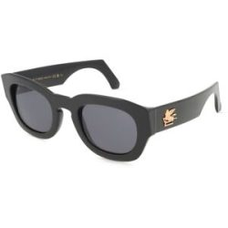 Safilo GmbH Etro 0079/S Unisex-Sonnenbrille Vollrand Eckig Kunststoff-Gestell, Schwarz