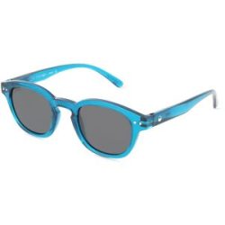 Optim OKIDOKI JIMMY SUN Unisex-Sonnenbrille Vollrand Panto Kunststoff-Gestell, Blau