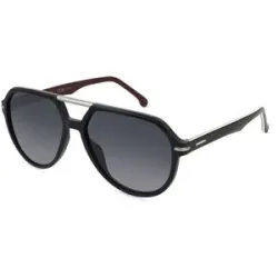 Safilo SpA Carrera 315/S Herren-Sonnenbrille Vollrand Pilot Kunststoff-Gestell, Schwarz