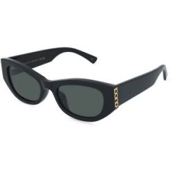 Kering Eyewear Spa Gucci GG2044SA Damen-Sonnenbrille Vollrand Cat Eye Acetat-Gestell, Schwarz