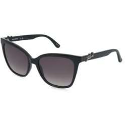 Marchon Germany GmbH Karl Lagerfeld KL6223S Damen-Sonnenbrille Vollrand Eckig Kunststoff-Gestell, Schwarz