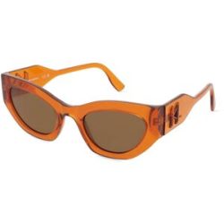 Marchon Germany GmbH Karl Lagerfeld KL6122S Unisex-Sonnenbrille Vollrand Butterfly Kunststoff-Gestell, Orange