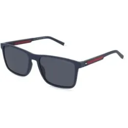 Safilo SpA Tommy Hilfiger TH 2201/S Herren-Sonnenbrille Vollrand Eckig Kunststoff-Gestell, Blau