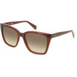 Marchon Germany GmbH Liu Jo LJ818S Damen-Sonnenbrille Vollrand Eckig Kunststoff-Gestell, Braun
