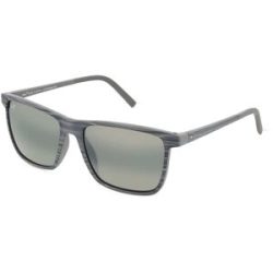 MAUI JIM Germany GmbH Maui Jim MJ0875S One Way Unisex-Sonnenbrille Vollrand Eckig Kunststoff-Gestell, Grau