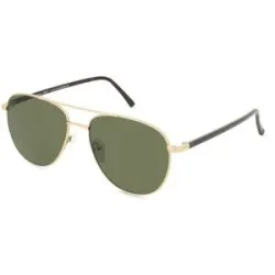 Suncute Industries Co., Ltd. Fielmann MC 581 SUN CL DARCY Unisex-Sonnenbrille Vollrand Pilot Edelstahl-Gestell, Gold