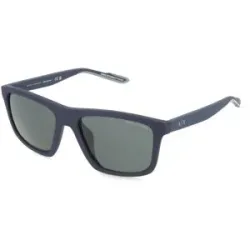Luxottica Fashion Brillen Vertriebs GmbH Armani Exchange AX4149SU Herren-Sonnenbrille Vollrand Quadratisch Kunststoff-Gestell, Blau
