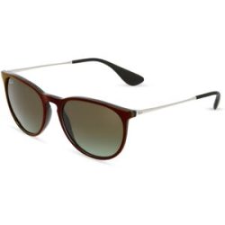 Luxottica Fashion Brillen Vertriebs GmbH Ray-Ban RB 4171 ERIKA Damen-Sonnenbrille Vollrand Panto Kunststoff-Gestell, Rot
