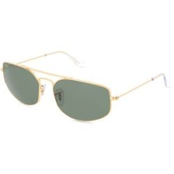 Luxottica Fashion Brillen Vertriebs GmbH Ray-Ban RB3845 Unisex-Sonnenbrille Vollrand Geometrisch Metall-Gestell, Gold
