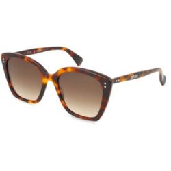 Thélios Kenzo KZ40209I BOKE FLOWER Damen-Sonnenbrille Vollrand Butterfly Acetat-Gestell, Havanna