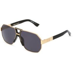 Safilo GmbH Dsquared2 D2 0028/S Herren-Sonnenbrille Vollrand Quadratisch Metall-Gestell, Gold
