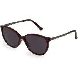 Suncute Industries Co., Ltd. Fielmann MC 530 SUN CL SILVIA Damen-Sonnenbrille Vollrand Rund Propionat-Gestell, Rot