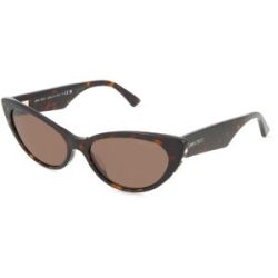 Luxottica Fashion Brillen Vertriebs GmbH Jimmy Choo JC5023H Damen-Sonnenbrille Vollrand Cat Eye Acetat-Gestell, Havanna