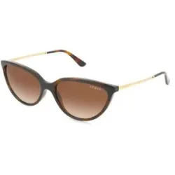 Luxottica Fashion Brillen Vertriebs GmbH Vogue 0VO5672S Damen-Sonnenbrille Vollrand Cat Eye Kunststoff-Gestell, Havanna
