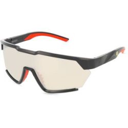 Luxottica Fashion Brillen Vertriebs GmbH Scuderia Ferrari FZ6018U Herren-Sonnenbrille Halbrand Monoscheibe Kunststoff-Gestell, Schwarz