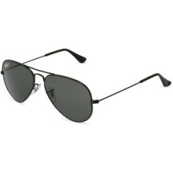 Luxottica Fashion Brillen Vertriebs GmbH Ray-Ban RB 3025 AVIATOR LARGE METAL Unisex-Sonnenbrille Vollrand Pilot Metall-Gestell, Schwarz