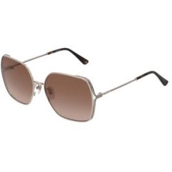 DE RIGO Vision D.A.CH. GmbH Nina Ricci NRISNR301 Unisex-Sonnenbrille Vollrand Geometrisch Metall-Gestell, Silber