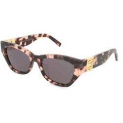 Safilo GmbH Givenchy GV40008U Unisex-Sonnenbrille Vollrand Cat Eye Acetat-Gestell, Havanna