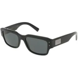 Luxottica Fashion Brillen Vertriebs GmbH Dolce&Gabbana DG4483 Herren-Sonnenbrille Vollrand Quadratisch Acetat-Gestell, Schwarz