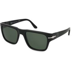 Luxottica Fashion Brillen Vertriebs GmbH Persol 0PO3348S Unisex-Sonnenbrille Vollrand Quadratisch Acetat-Gestell, Schwarz