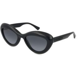 Safilo GmbH Moschino 163/S Damen-Sonnenbrille Vollrand Cat Eye Kunststoff-Gestell, Schwarz