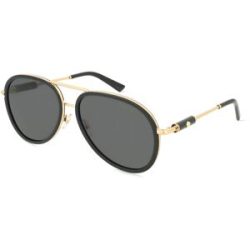 Luxottica Fashion Brillen Vertriebs GmbH Versace VE2260 Unisex-Sonnenbrille Vollrand Pilot Edelstahl-Gestell, Schwarz