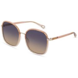Kering Eyewear Spa Chloé CH0031S Damen-Sonnenbrille Vollrand Eckig Kunststoff-Gestell, Braun