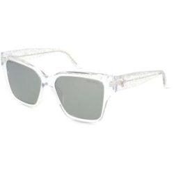 Luxottica Fashion Brillen Vertriebs GmbH Jimmy Choo JC5003 Damen-Sonnenbrille Vollrand Quadratisch Acetat-Gestell, Transparent