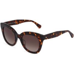 Safilo GmbH Kate Spade BELAH/S Damen-Sonnenbrille Vollrand Butterfly Acetat-Gestell, Havanna
