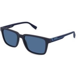 Marchon Germany GmbH Lacoste L6032S Unisex-Sonnenbrille Vollrand Quadratisch Acetat Spritzguss-Gestell, Blau