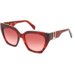 Marchon Germany GmbH Liu Jo LJ814SR Unisex-Sonnenbrille Vollrand Cat Eye Acetat-Gestell, Rot