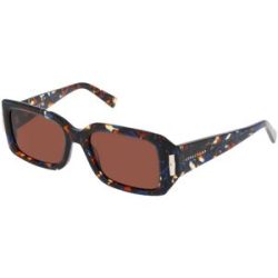 Marchon Germany GmbH Longchamp LO765S N Damen-Sonnenbrille Vollrand Eckig Acetat-Gestell, Blau