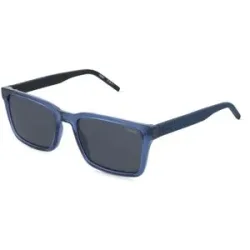 Safilo GmbH Hugo HG 1392/S Herren-Sonnenbrille Vollrand Eckig Kunststoff-Gestell, Blau