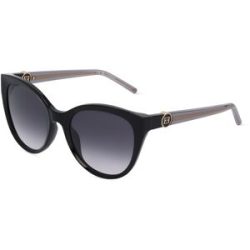 DE RIGO Vision D.A.CH. GmbH Escada ESCSESD87 Unisex-Sonnenbrille Vollrand Butterfly Kunststoff-Gestell, Schwarz