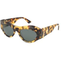 Luxottica Fashion Brillen Vertriebs GmbH Versace VE4477U Damen-Sonnenbrille Vollrand Geometrisch Acetat-Gestell, Havanna