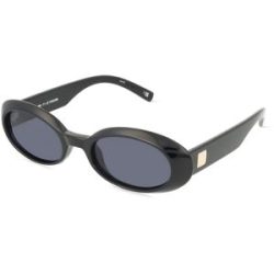 Tree Distribution GmbH Le Specs WORK IT! Damen-Sonnenbrille Vollrand Oval Kunststoff-Gestell, Schwarz