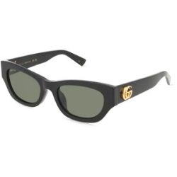 Kering Eyewear Spa Gucci GG1954SA Damen-Sonnenbrille Vollrand Cat Eye Acetat-Gestell, Schwarz