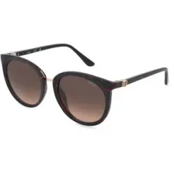 Marcolin Deutschland GmbH Guess GU00282 Damen-Sonnenbrille Vollrand Rund Kunststoff-Gestell, Havanna