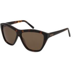 Marchon Germany GmbH DKNY DK544S Unisex-Sonnenbrille Vollrand Quadratisch Acetat-Gestell, Havanna