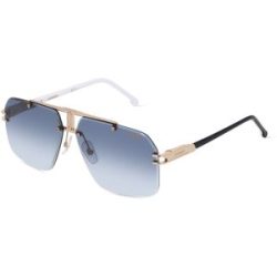 Safilo GmbH Carrera 1054/S Herren-Sonnenbrille Vollrand Pilot Metall-Gestell, Gold