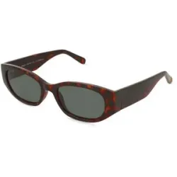 Wenzhou Lidong Optical Manufacture Co., Ltd. Fielmann LD 050 SUN FA MEGHAN Damen-Sonnenbrille Vollrand Oval Propionat-Gestell, Havanna