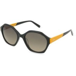 Charmant GmbH Europe Esprit ET40122 Damen-Sonnenbrille Vollrand Quadratisch Acetat-Gestell, Schwarz