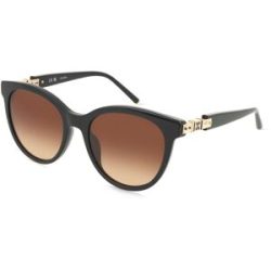 DE RIGO Vision D.A.CH. GmbH Escada SESF80S Damen-Sonnenbrille Vollrand Butterfly Kunststoff-Gestell, Schwarz