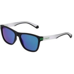 Safilo GmbH Polaroid PLD 2138/S Herren-Sonnenbrille Vollrand Quadratisch Kunststoff-Gestell, Schwarz